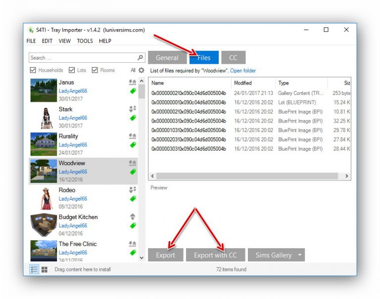Sims 4 tray importer не видит файлы