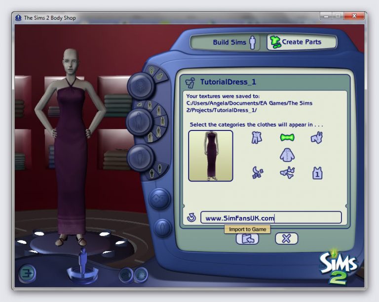 the sims 2 body shop install