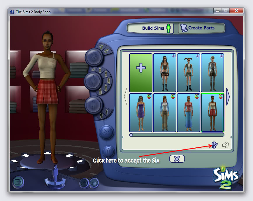 the sims 2 body shop application has crashed