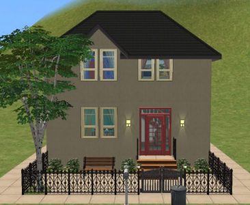 Tawny Townhouse - Base Game, No CC