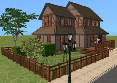 Toproad Cottage - Base Game, No CC